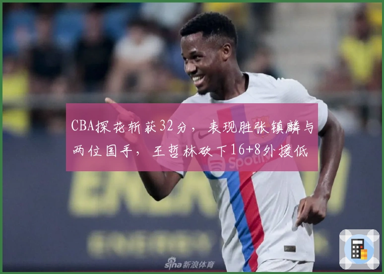 CBA探花斩获32分，表现胜张镇麟与两位国手，王哲林砍下16+8外援低迷